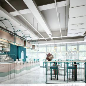 工业风清吧 休闲娱乐 咖啡店 奶茶